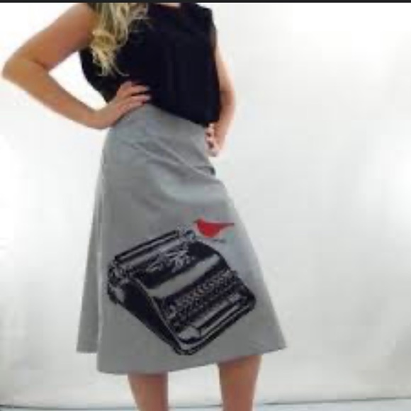 Angie’s Sweatshop cotton skirt, whimsical, boutique, unique, rare. - Picture 1 of 4